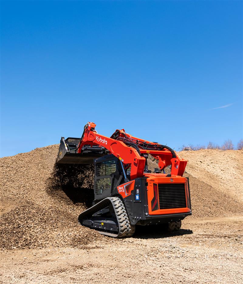 Photo 2. Kubota SVL97-3 track skid steer loader