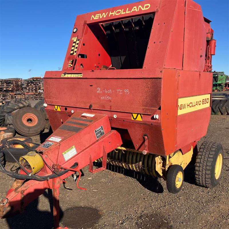 Photo 2. New Holland 650 Baler