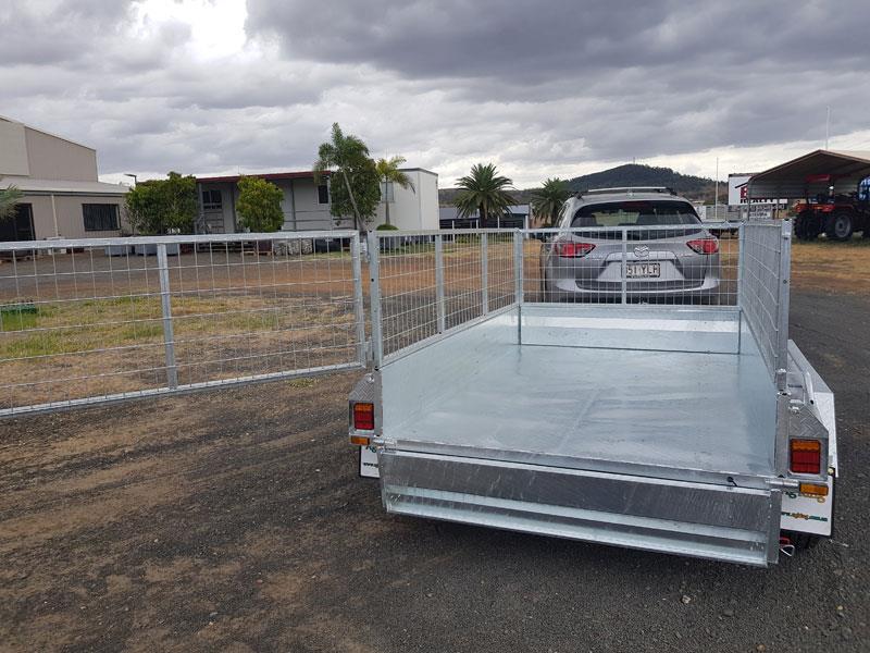 Photo 3. Tandem 8x5 dual axle heavy duty trailer