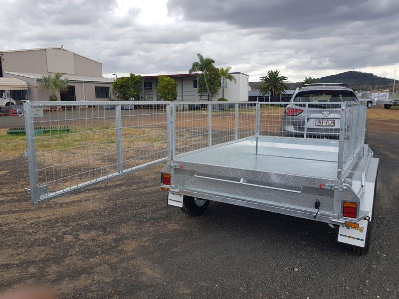 Photo 4. Tandem 8x5 dual axle heavy duty trailer